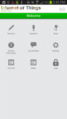Скриншот приложения Internet of Things World Forum - №1