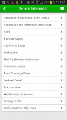 Скриншот приложения Internet of Things World Forum - №4