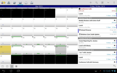Скриншот приложения TouchDown HD - №3