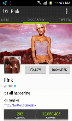 Скриншот приложения Explore 140: Twitter Directory - №4