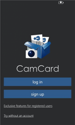 Скриншот приложения CamCard - №1