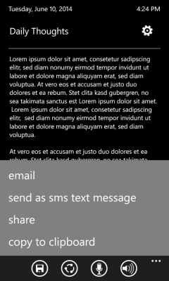 Скриншот приложения My Notes - №6