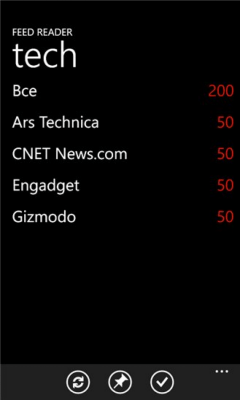 Скриншот приложения Feed Reader Free - №6