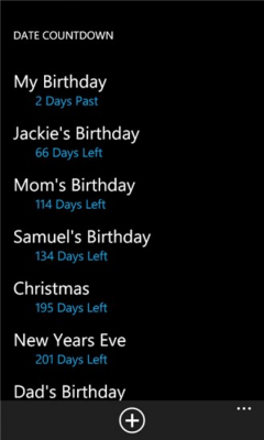 Скриншот приложения Date Countdown - Free - №1