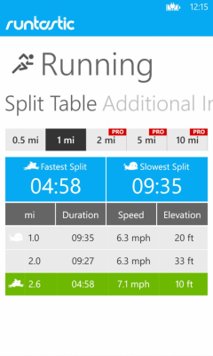 Скриншот приложения Runtastic - №3
