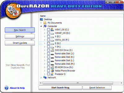 Скриншот приложения DupeRazor Duplicate Files Removal Kit - №1