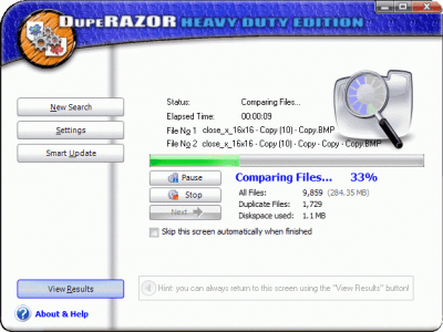 Скриншот приложения DupeRazor Duplicate Files Removal Kit - №3