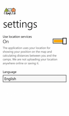Скриншот приложения Camp.cz - №1