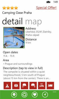 Скриншот приложения Camp.cz - №6