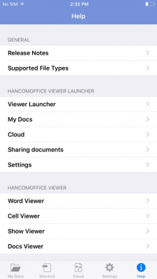 Скриншот приложения ThinkfreeOffice viewer - №3