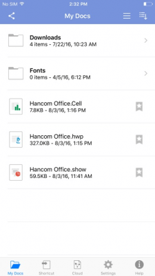 Скриншот приложения ThinkfreeOffice viewer - №8