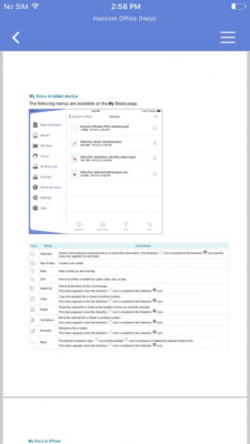 Скриншот приложения ThinkfreeOffice viewer - №9