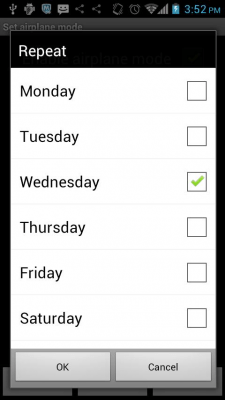 Скриншот приложения Auto Airplane Mode - №5