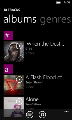 Скриншот приложения 10tracks - №3