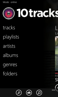 Скриншот приложения 10tracks - №5