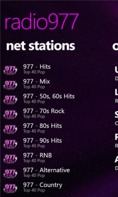 Скриншот приложения radio977 - №3