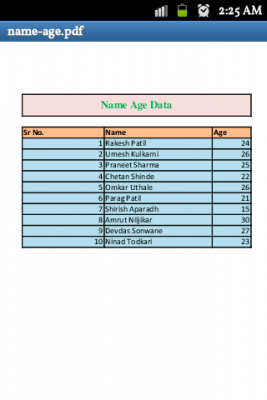 Скриншот приложения Excel to PDF Converter - №5