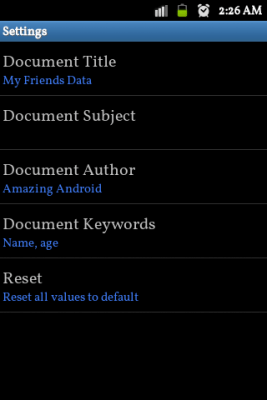 Скриншот приложения Excel to PDF Converter - №6