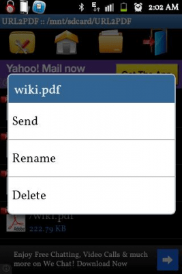 Скриншот приложения Web to PDF Converter - №4