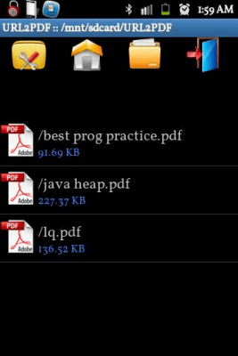 Скриншот приложения Web to PDF Converter - №6