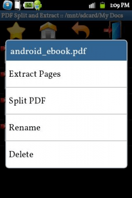 Скриншот приложения PDF Cutter - №2