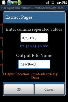 Скриншот приложения PDF Cutter - №3