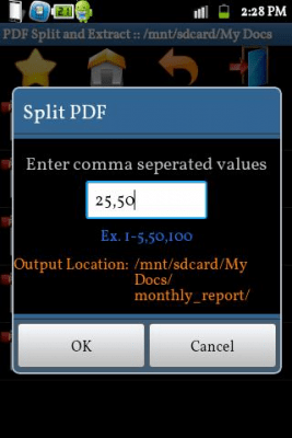 Скриншот приложения PDF Cutter - №5