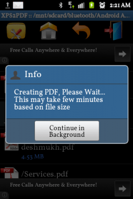 Скриншот приложения XPS to PDF Converter - №3