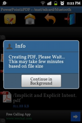 Скриншот приложения PowerPoint to PDF Converter - №3