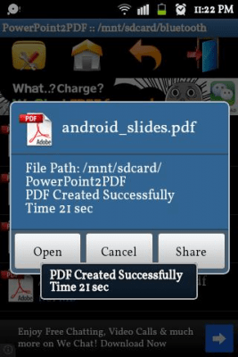 Скриншот приложения PowerPoint to PDF Converter - №4