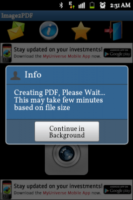Скриншот приложения Image to PDF Converter - №4