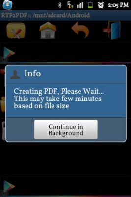 Скриншот приложения RTF to PDF Converter - №3