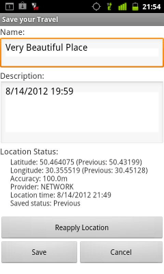 Скриншот приложения Save your Travel - №4