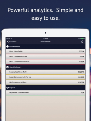 Скриншот приложения Followers Track for Instagram! - №3