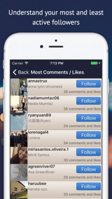 Скриншот приложения Followers Track for Instagram! - №5