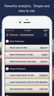 Скриншот приложения Followers Track for Instagram! - №7