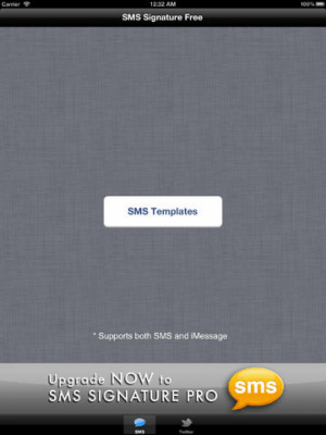 Скриншот приложения SMS Signature Free - №3