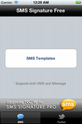 Скриншот приложения SMS Signature Free - №6