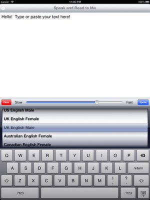 Скриншот приложения Speak and Read to Me - Text to Speech - №1