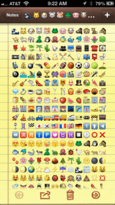 Скриншот приложения Emoji Characters and Smileys Free - №2