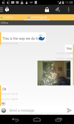 Скриншот приложения ChatSecure: Voice Messaging - №4