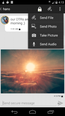 Скриншот приложения ChatSecure - №4