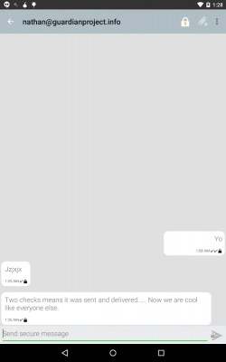 Скриншот приложения ChatSecure - №10