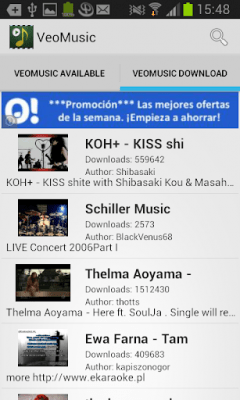 Скриншот приложения VeoMusic - №8
