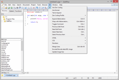 Скриншот приложения EditPlus - №3