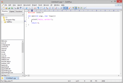 Скриншот приложения EditPlus - №4