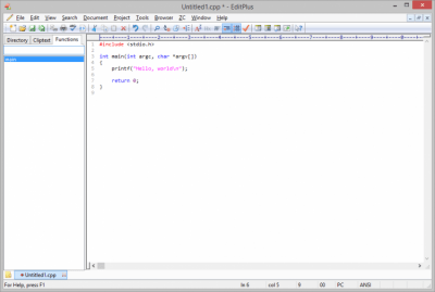 Скриншот приложения EditPlus - №6