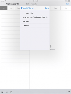 Скриншот приложения My WebDAV - №4