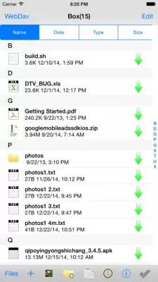 Скриншот приложения My WebDAV - №5