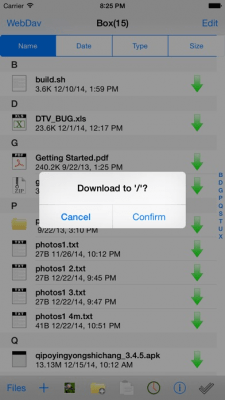 Скриншот приложения My WebDAV - №6